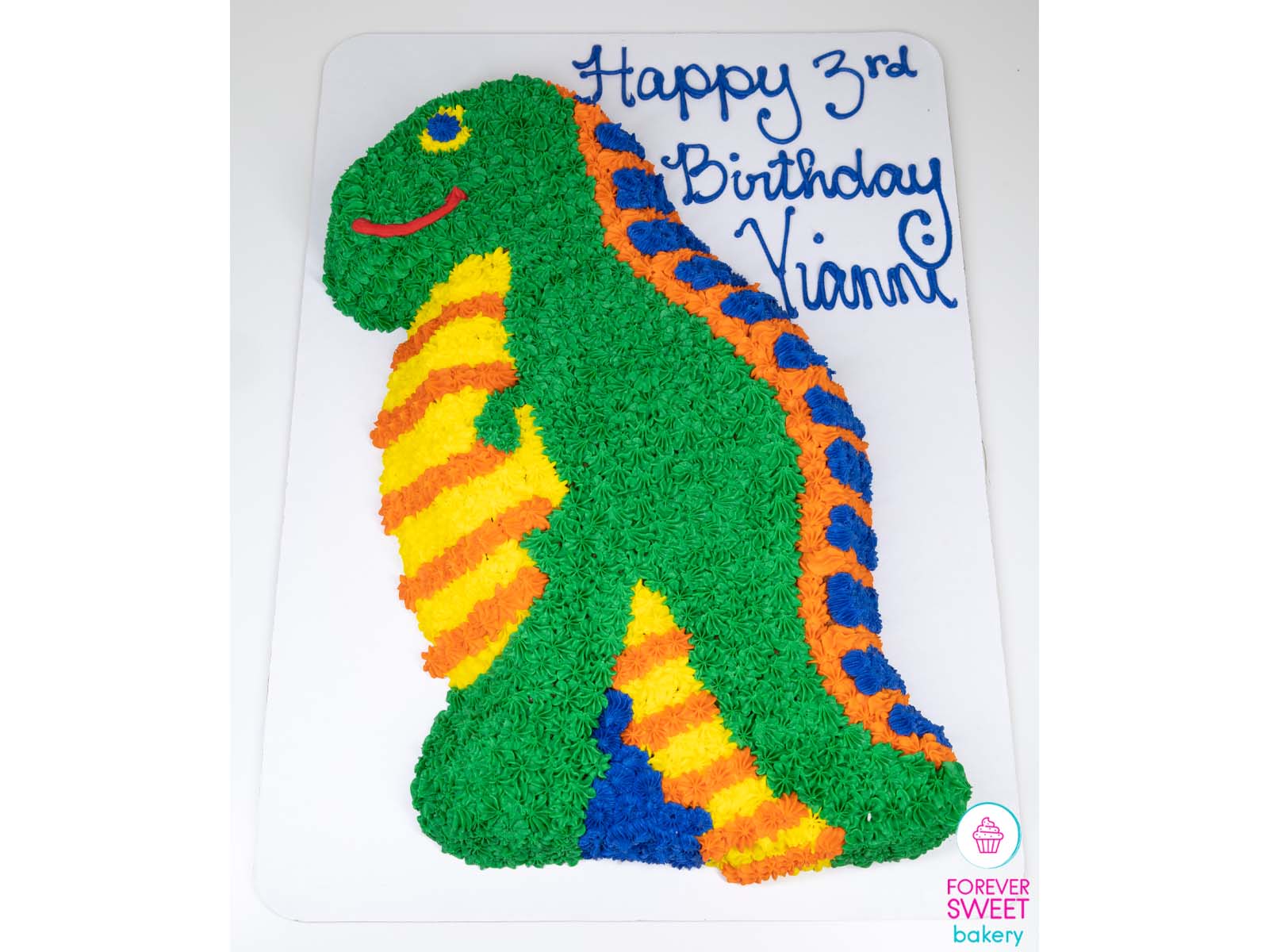 Dinosaur Shaped Cake