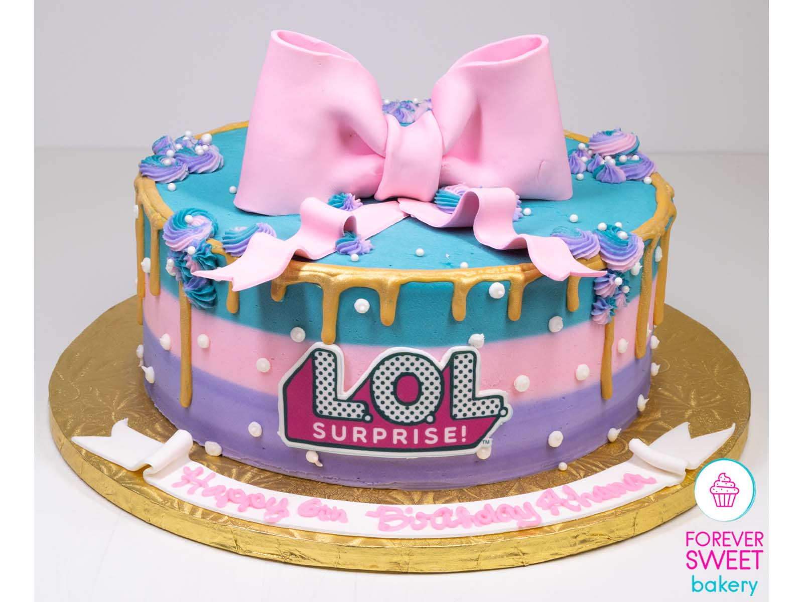 LOL Surprise Drip & Bow Cake