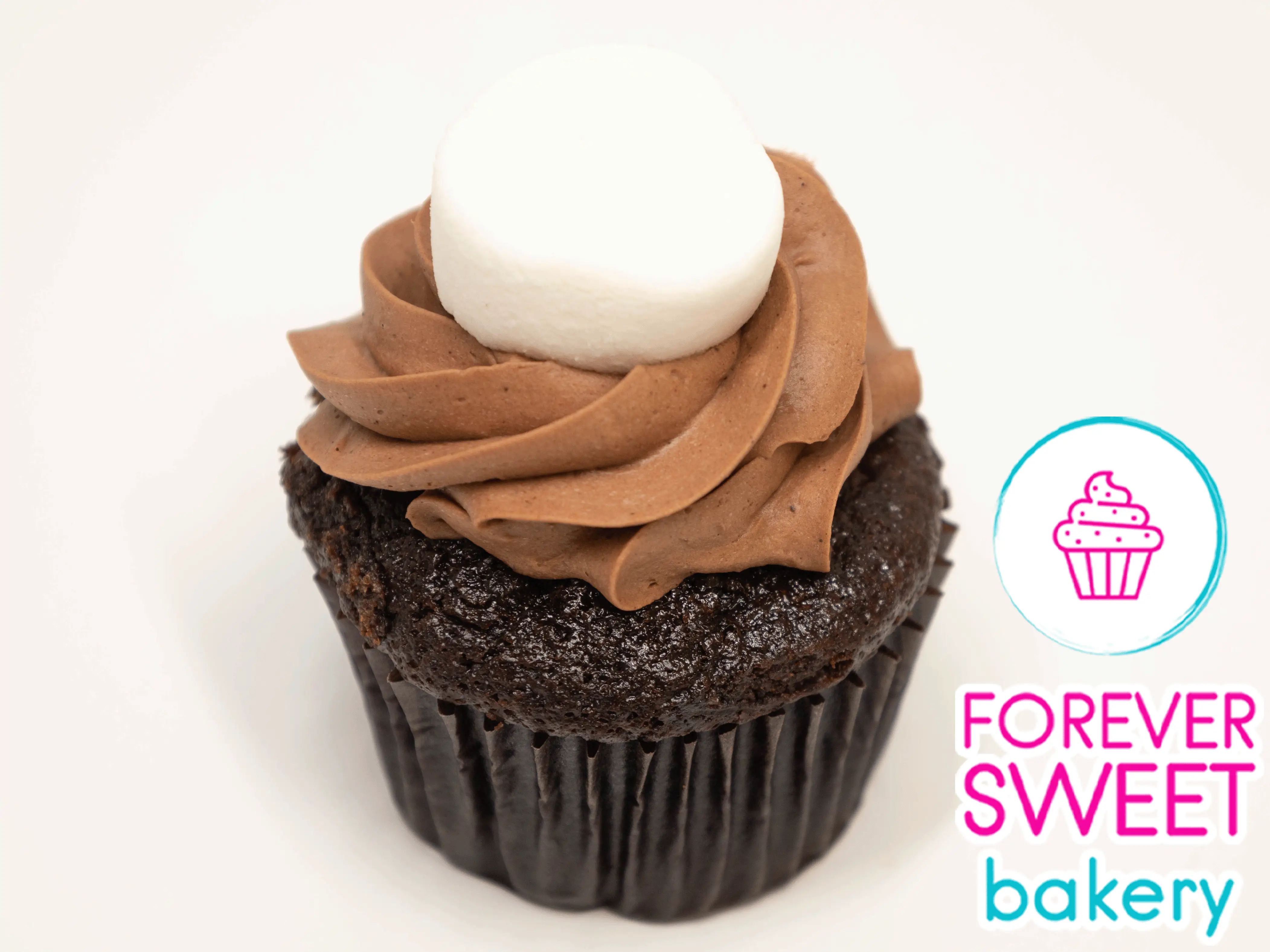 Hot Chocolate Marshmallow Cupcake