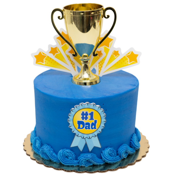 #1 Dad Trophy Cake