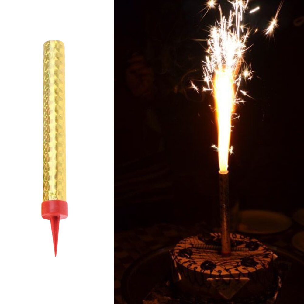 Gold Sparkler Candle