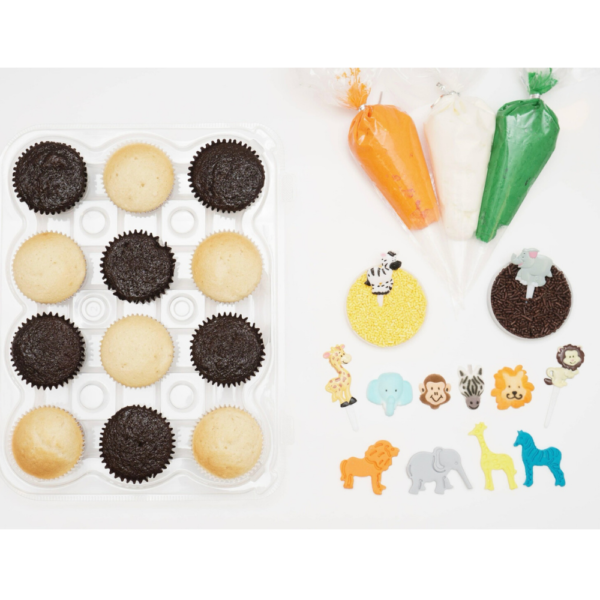 Jungle Animal DIY Cupcake Decorating Kit
