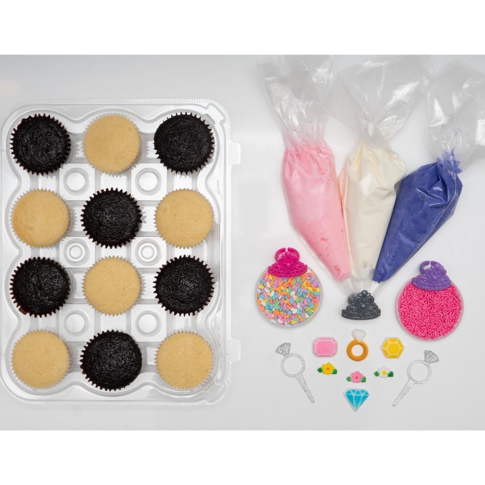 Princess Theme DIY Cupcake Decorating Kit
