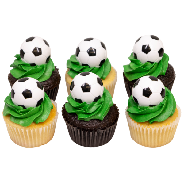 Soccer Ring Cupcakes