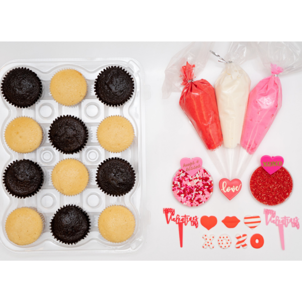Valentine's Day DIY Cupcake Decorating Kit