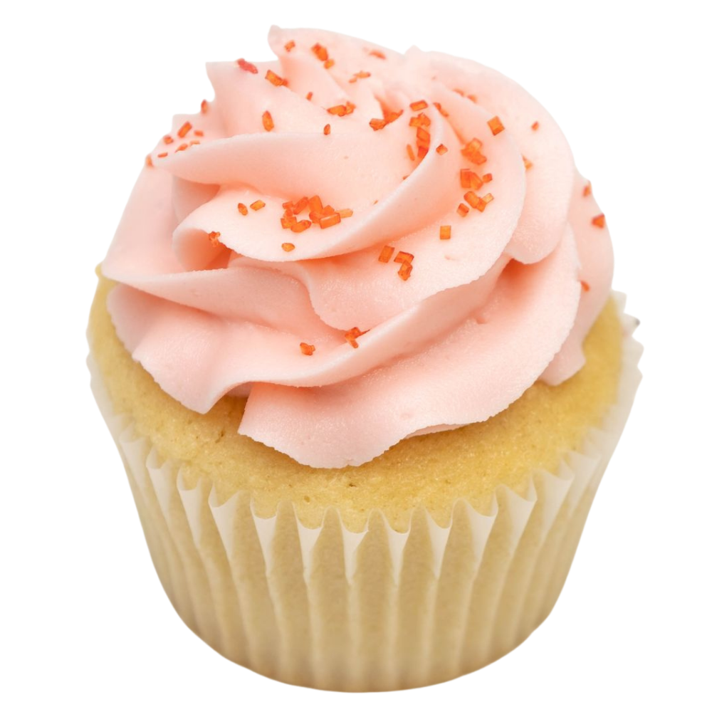 Vanilla Strawberry Cupcake