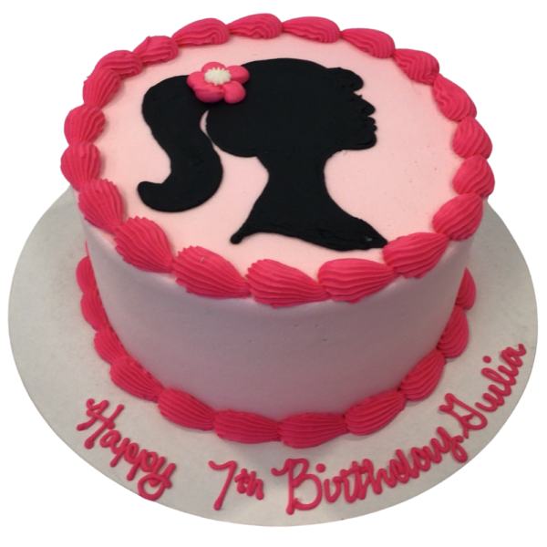 Barbie Silhouette Cake
