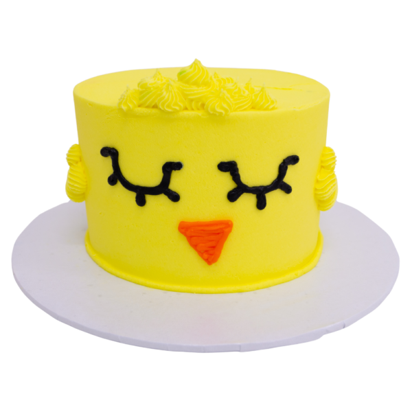 Chick Face Cake