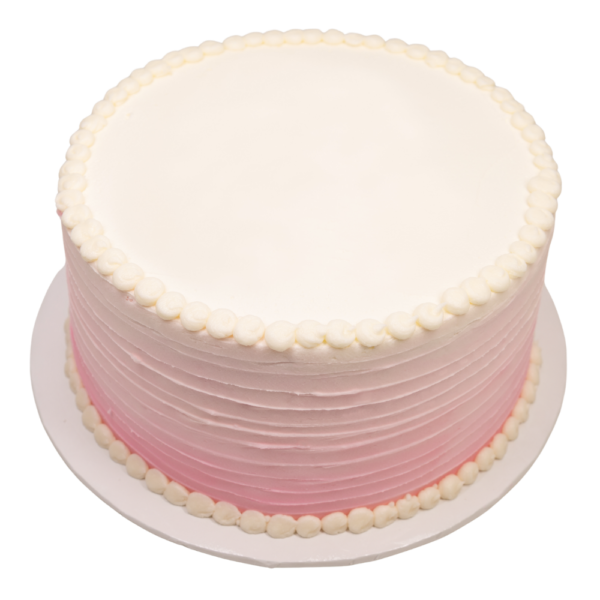 Pink Ombre Ridged Cake