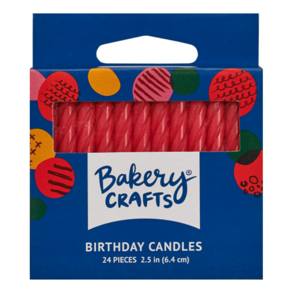 Red Spiral Candles