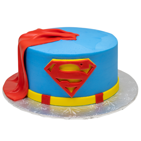 Superman Logo and Cape Cake