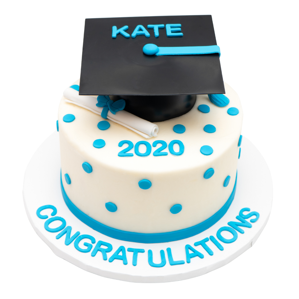 Graduation Dot Cake