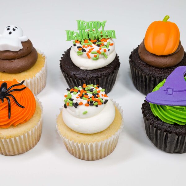 Halloween 6 Pack Cupcakes