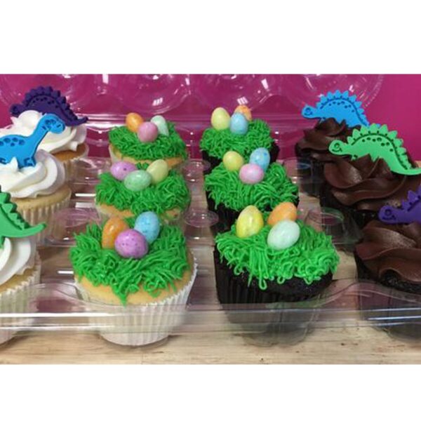 Dinosaur and Egg Topped Cupcake Dozen