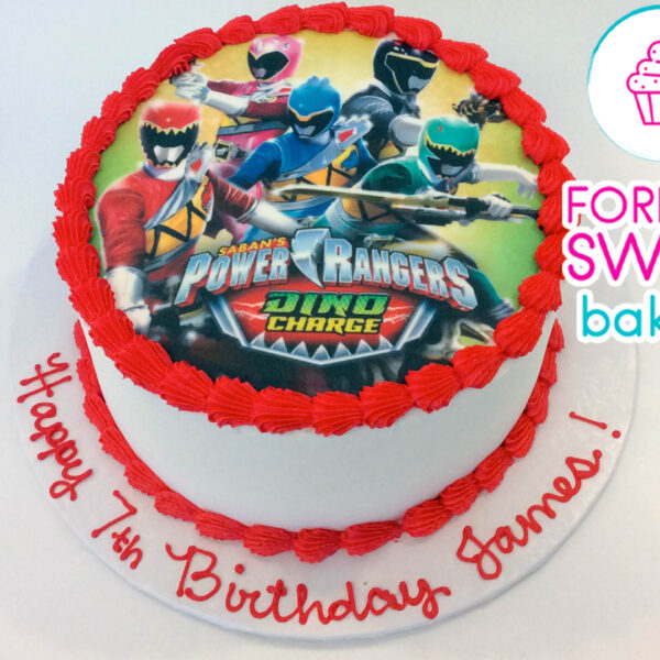 Power Rangers Image Cake