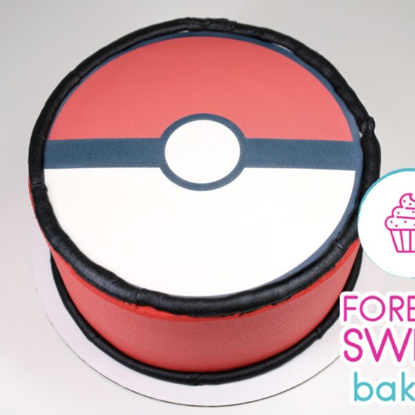 Pokemon Pokeball Image Cake