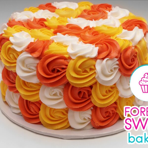 Autumn Rosettes Cake