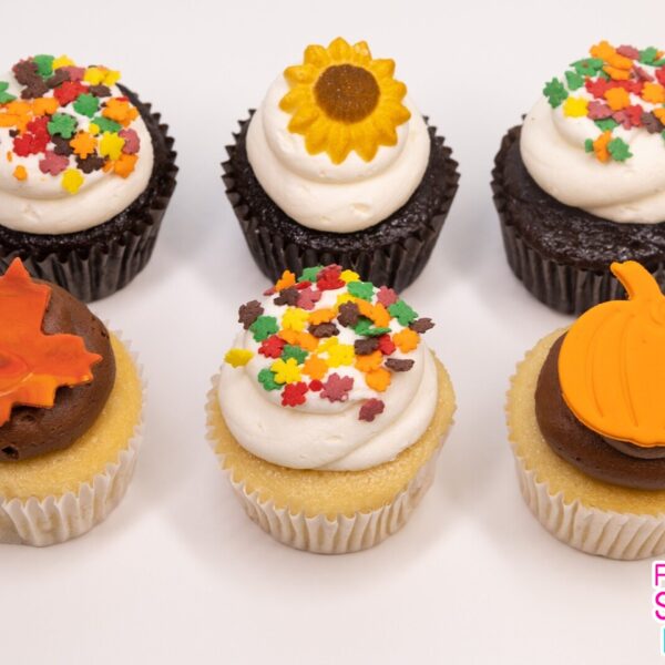 Autumn Half Dozen Cupcakes