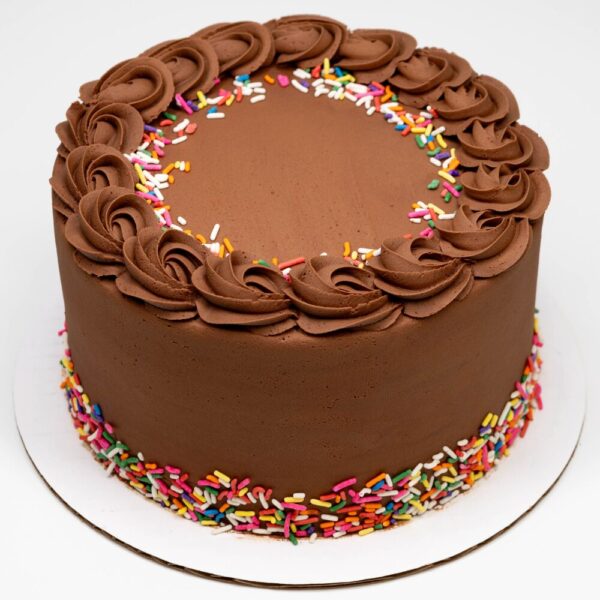 (Classic) Vanilla Cake with Chocolate Buttercream