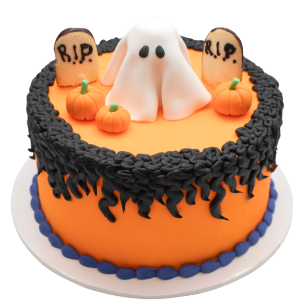 Ghost in the Graveyard Cake