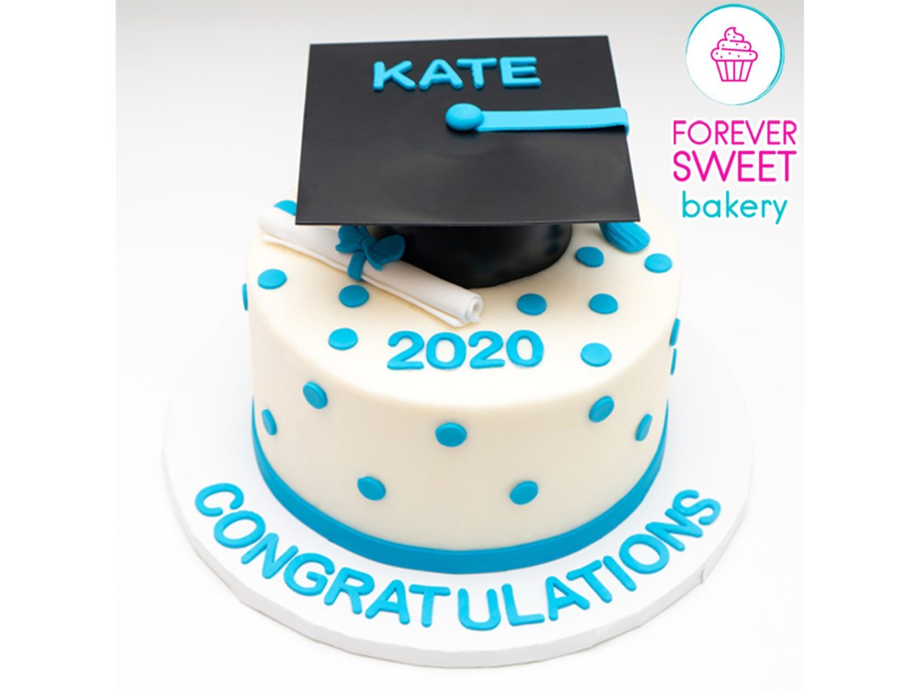 Graduation Dot Cake